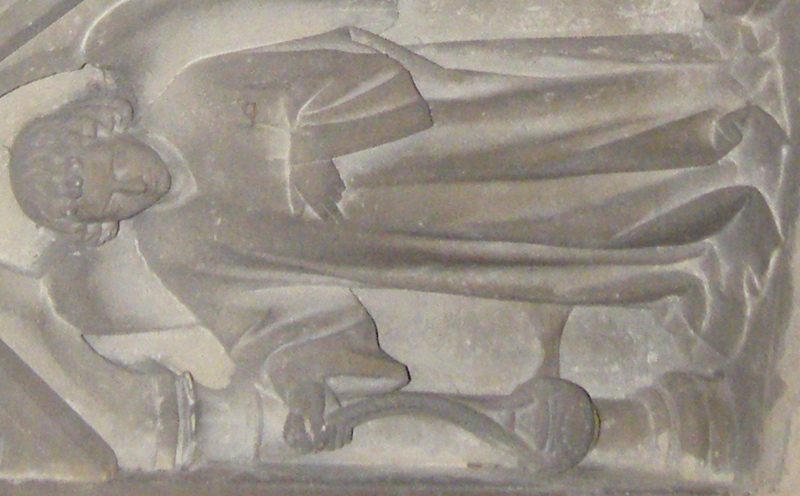 France Paris - St Denis Philippe de France 1235 mourner 8